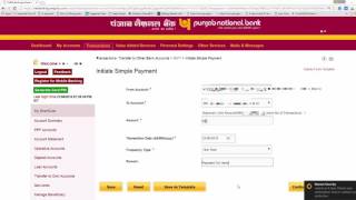 PNB Net Banking  NEFT Payment Transfer To Other Bank Through Internet Banking [upl. by Cran]