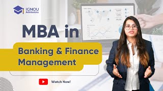 IGNOU Online amp Distance MBA in Banking amp Finance Management Admission Procedure 2022 [upl. by Frodi]