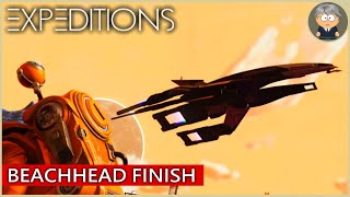 Finishing Beachhead ♦️ No Mans Sky Gameplay  Expeditions Season 2  Part 4 [upl. by Yalhsa]