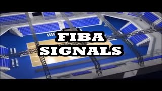 FIBA SIGNALS  BASKETBALL REFEREE EDUCATION [upl. by Robers]