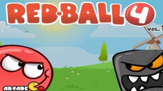 Red Ball 4 VOL 1 Walkthough All Levels [upl. by Keram188]