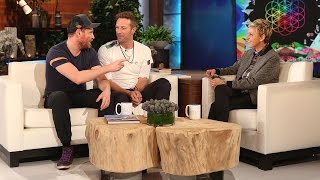 Coldplay Catches Up with Ellen [upl. by Yevoc]