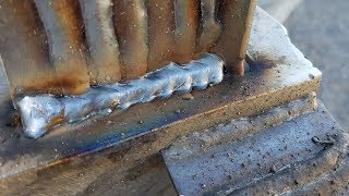 Flux Core vs Solid Wire and Gas Shield MIG Welding Comparison [upl. by Sivel683]