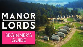 Detailed Beginners Guide to Manor Lords Starting a City and Surviving the First Raid [upl. by Airotkciv42]