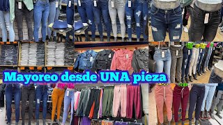 👖Pantalones de Mezclilla desde 130  Mayoreo desde UNA pieza en Colección Durazno  Centro CDMX [upl. by Coleen]