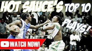 Hot Sauces Top 10 Streetball Plays [upl. by Aerdnaid]