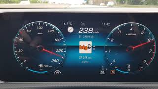 Mercedes A250 4MATIC Turbo W177 2019 Top Speed Vmax [upl. by Scheck]