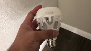 SANSI LED 18 watts light Bulbs Review [upl. by Elmira]