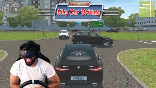 I tried City Car Driving in VR HILARIOUS [upl. by Kathlene]