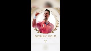 djokovic wins goldmedal menstennis singlemen parisolympics2024 sportsnews ThinksTower [upl. by Uchish142]