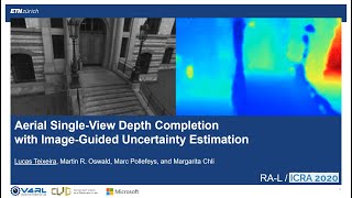 Aerial SingleView Depth Completion with ImageGuided Uncertainty Estimation  RALICRA 2020  Full [upl. by Analihp908]