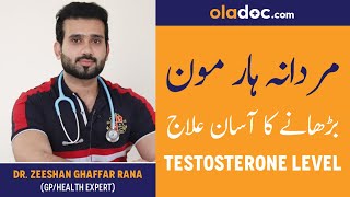 Testosterone Level Kaise Badhayen  Boost Testosterone Naturally Urdu  Hindi Symptoms and Causes [upl. by Notlad]