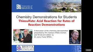 Student Demonstrations  Thiosulfate Acid Reaction [upl. by Gordie]