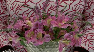 Flower Arranging A New Trick to Arrange Alstroemeria [upl. by Debbee]