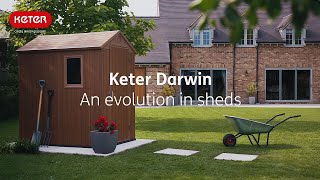 How To Build Keter Darwin 4x6 Shed  Step by Step Assembly Video [upl. by Neahs]