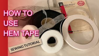 Hem Tape How To Use FAQs And Tips [upl. by Llerret]