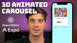 Advanced 3D Carousel Animation in React Native using FlatList amp Animated API [upl. by Weig]