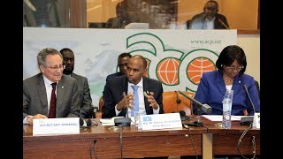 Prime Minister of Somalia Hassan Ali Khayre visits ACP Secretariat 3 May 2018 [upl. by Nate]