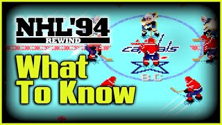 NHL 94 Rewind What You Need To Know [upl. by Leland]