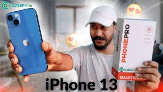 UNBOXING iPhone 13 Refurbished From Cashify 🔥  Can I trust Cashify [upl. by Yekcaj]