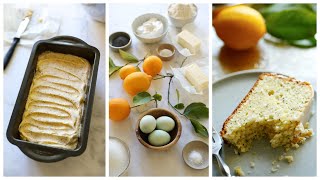 Lemon Poppy Seed Pound Cake Recipe [upl. by Maidel768]