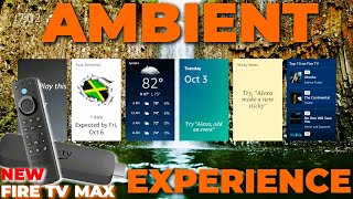 New Amazon Firestick 4k MAX Ambient Experience Is AMAZING [upl. by Eimor]