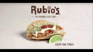 Original Beer Batter Fish Taco  Wild Alaska Pollock  Rubios [upl. by Lavicrep]