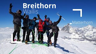 Breithorn 4184  Auf Augenhöhe mit dem Matterhorn amp Gornergrat  Walliser Alpen [upl. by Gnuhn]