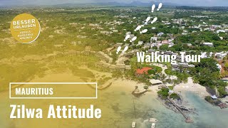 Zilwa Attitude  4 Sterne Hotel auf Mauritius  Walking Tour [upl. by Argyres865]