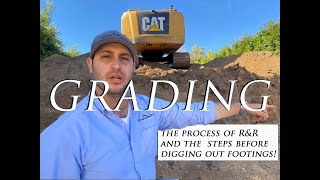 How to Grade a site for a residential home Grading a 13000 SqFt Lot in Studio City  Bluebell [upl. by Shelman573]