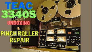 TEAC 3340S  4 Track Reel to Reel  Unboxing REPAIR and Demonstration [upl. by Floyd]