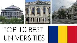 TOP 10 BEST UNIVERSITIES IN ROMANIA  TOP 10 UNIVERSITĂȚI DIN ROMÂNIA [upl. by Westberg722]