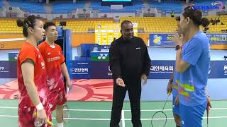 Guo Xin WaChen Fang Hui CHN vs Dejan FerdinansyahGloria Widjaja INA  Final Korea Masters 2024 [upl. by Baptist763]