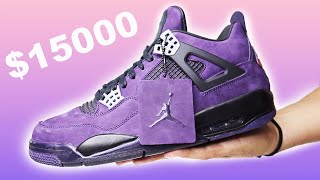 Purple TRAVIS SCOTT Air Jordan 4 SAMPLE Family amp Friends [upl. by Ham]