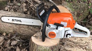 STIHL MS251C Chainsaw Review [upl. by Etterb]