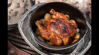 DUTCH OVEN ROASTED CHICKEN [upl. by Palila]