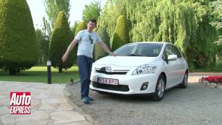 Toyota Auris Hybrid Review  Auto Express [upl. by Ardnosac]