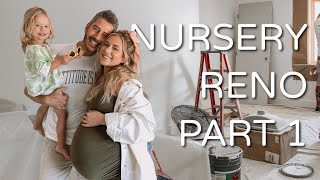 TWINS NURSERY RENOVATION PART 1 [upl. by Diet221]