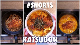 Easy Katsudon Rice Bowl Shorts [upl. by Pellikka458]