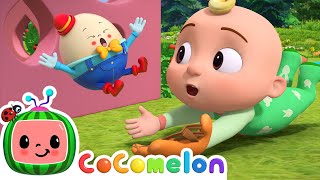 Humpty Dumpty Baby Animals  CoComelon Animal Time Nursery Rhymes for Kids [upl. by Pomfrey]