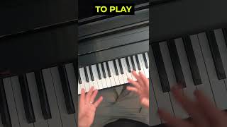 Quick Piano Hack IIVVI Progression Made Easy 🎹 shorts pianotutorial [upl. by Anilef]