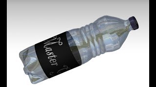 CATIA V5 Tutorial  Surface Modeling  Rendering  Design Plastic Bottle [upl. by Ailb910]