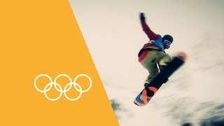 Olympic Games Debuts  Snowboard Slopestyle  90 Seconds Of The Olympics [upl. by Kirsteni308]