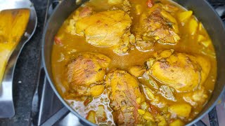 Easy Jamaican Curry Chicken Recipe [upl. by Nayrda273]