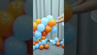 balloon arch tutorial [upl. by Ahsaetal]