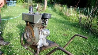 bernard W110 stationary engine 1943 [upl. by Aivek]