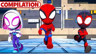 Marvels Spidey and his Amazing Friends S1 Full Episodes  90 Minute Compilation  disneyjr [upl. by Ailimat]