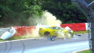 Nordschleife Crash amp Fail Compilation Nürburgring Touristenfahrten VLN [upl. by Damita583]