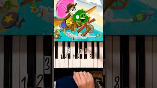 Bad Piggies Theme Piano Tutorial shorts [upl. by Janik]