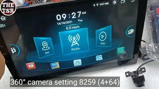 How to enable 360° Camera Apps Android car stereo Hypersonic 8259 464 setup by setup [upl. by Rutan]